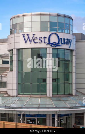 Centre commercial West Quay, Southampton, Hampshire, Royaume-Uni en mars Banque D'Images