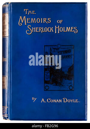 'Les mémoires de Sherlock Holmes de Sir Arthur Conan Doyle (1859-1930) première édition publiée en 1894 par George Newnes, Londres. Banque D'Images