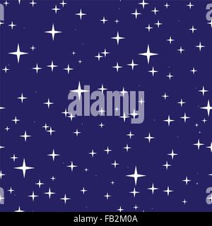 Résumé motif transparent avec ciel nocturne et les étoiles. Ciel étoilé de texture. Illustration vecteur EPS8. Illustration de Vecteur