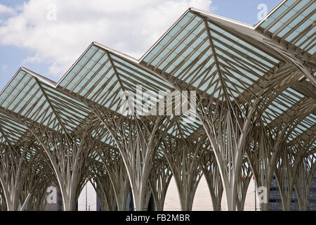 Lissabon, Ostbahnhof von Santiago Calatrava 1998 Banque D'Images