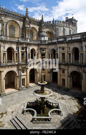 Tomar, Convento de Cristo (Christuskloster) Banque D'Images