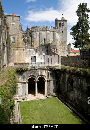 Tomar, Convento de Cristo (Christuskloster) Banque D'Images