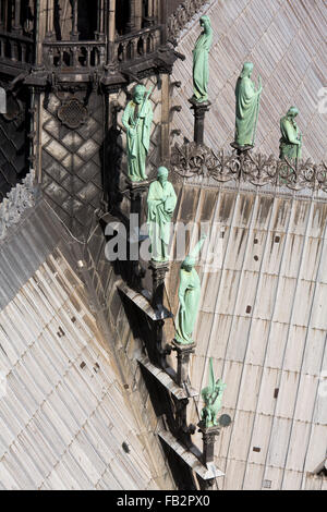 Paris, Cathédrale Notre-Dame de Paris Banque D'Images