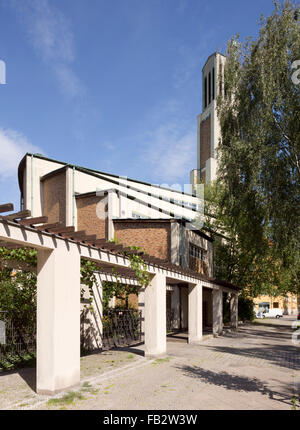 Berlin, Gustav-Adolf-Kirche, von Otto Bartning erbaut 1932-1934 Banque D'Images