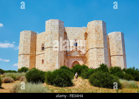 13e siècle Castel del Monte (Château de la montagne), Andria, Pouilles, Italie, Europe Banque D'Images