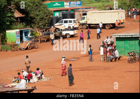 Ville frontière de Bumala occupé au Kenya, près de la frontière avec l'Ouganda. Banque D'Images