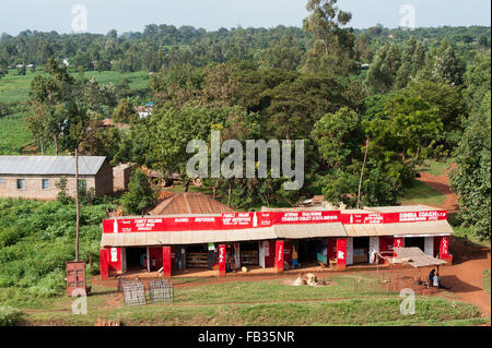 Ville frontière de Bumala occupé au Kenya, près de la frontière avec l'Ouganda. Banque D'Images