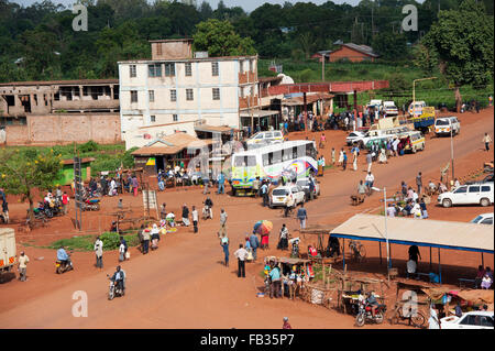 Ville frontière de Bumala occupé au Kenya, près de la frontière avec l'Ouganda. Banque D'Images