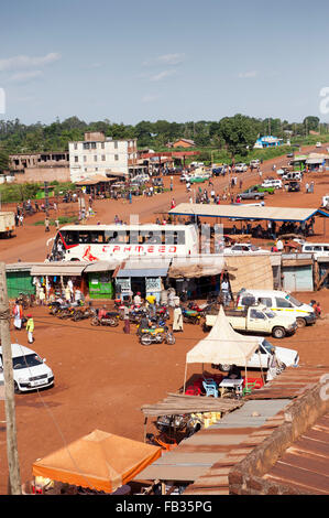 Ville frontière de Bumala occupé au Kenya, près de la frontière avec l'Ouganda. Banque D'Images