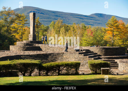 Opus 40 sculpture park à Saugerties NY Banque D'Images