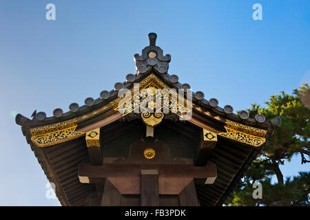 Le château de Nijo, Kyoto, Japon Banque D'Images