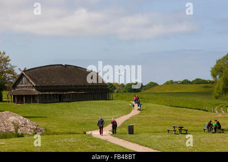 Le musée Viking openair de Trelleborg, Slagelse, Danemark, Nouvelle-Zélande Banque D'Images