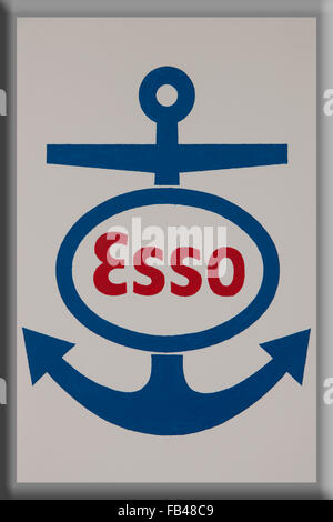 Esso Vintage sign Banque D'Images