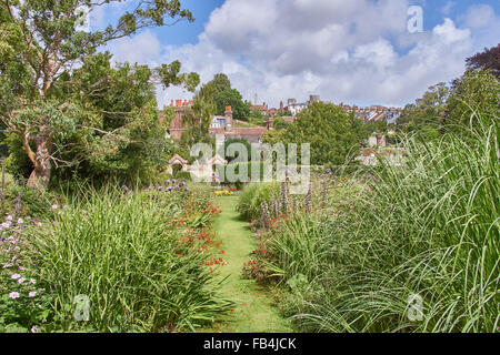 Jardins Grange en été Lewes Banque D'Images