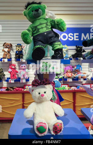 Build-A-Bear Workshop, magasin, NYC Banque D'Images