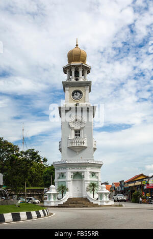 Queen Victoria Memorial Clock Tower, Penang, Malaisie Banque D'Images