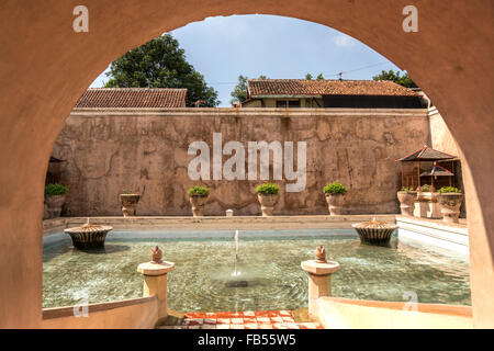 Palais aquatique Taman Sari à Yogyakarta, Java, Indonésie, Asie Banque D'Images