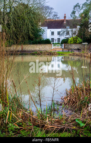Village de Buriton East Hampshire Banque D'Images