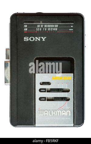 Un radiocassette Sony Walkman WM-BF40 Banque D'Images