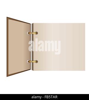 Album isolated on white Illustration de Vecteur