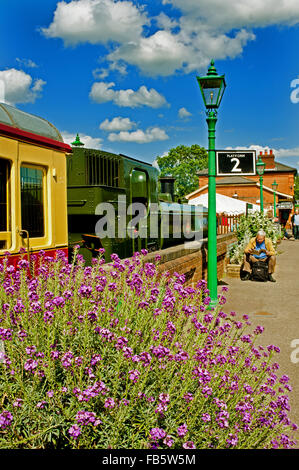 North Weald, Wemmel Ongar Railway Banque D'Images