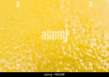 Citron jaune Macro Texture Banque D'Images