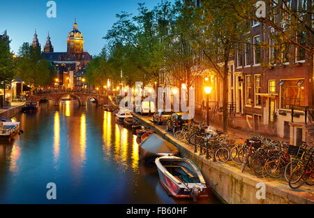 Amsterdam, Église Saint Nicolas - Hollande, Pays-Bas Banque D'Images