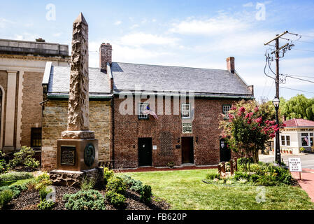 Old Gaol Museum, Fauquier County Jail, 10 rue Ashby, Warrenton, Virginia Banque D'Images