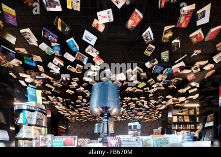 Bruxelles Cook & Book book store book shop combiné avec restaurant. L'une des plus belles librairies du monde. Banque D'Images