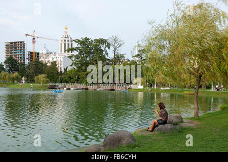 Georgien, Batumi, Nuri-Geli-Voir im Park des 6. Mai Banque D'Images