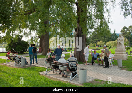 Georgien, Batumi, Parc des 6. Mai am Nuri-Geli-voir Banque D'Images