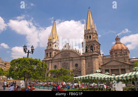 La cathédrale Metropolitana (Caatedral) à Guadalajara, Mexique Banque D'Images