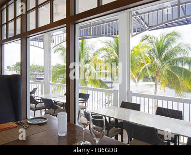 Porche d'un restaurant. Gianni Ristorante, Key Largo, United States. Architecte : inconnu, 2015. Banque D'Images