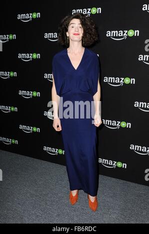Los Angeles, CA. 10 janvier, 2016. Gaby Hoffmann aux arrivées pour Amazon's Golden Globe Celebration, Stardust Ballroom au Beverly Hilton Hotel, Los Angeles, CA, 10 janvier 2016. Credit : Sara Cozolino/Everett Collection/Alamy Live News Banque D'Images