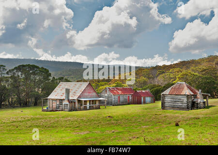 Coolamine Homestead historique à Kosciusko National Park. Banque D'Images