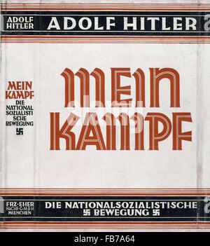 Mein Kampf, écrit par Adolf Hitler. Banque D'Images