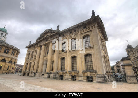 Bâtiment Clarendon, Oxford Banque D'Images