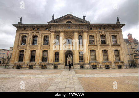 Clarendon Building, Université d'Oxford Banque D'Images