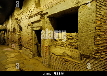 Scavi di San Lorenzo Maggiore, Quartiere San Lorenzo, Naples, Campanie, Italie Banque D'Images