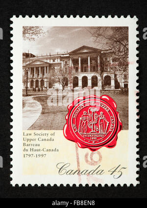 Timbre-poste canadien Banque D'Images