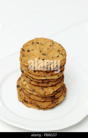 Cookies et chocolat Banque D'Images