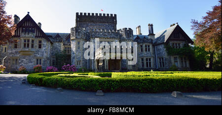 Château Hatley à Colwood, île de Vancouver Banque D'Images