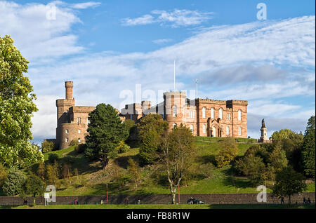 Le Château d'Inverness, en Écosse. Banque D'Images