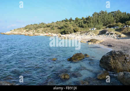 Plage de Lo Zingaro Sicile Banque D'Images