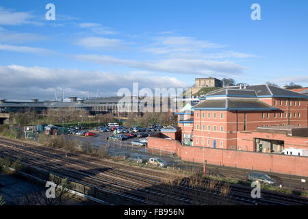 Le château de Nottingham City View . Banque D'Images