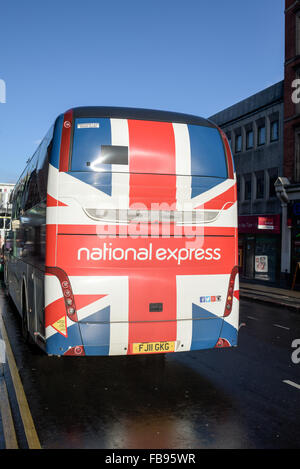 National Express Coach Banque D'Images