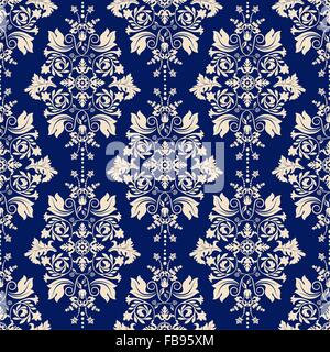 Vector wallpaper, fond damassé classique Illustration de Vecteur