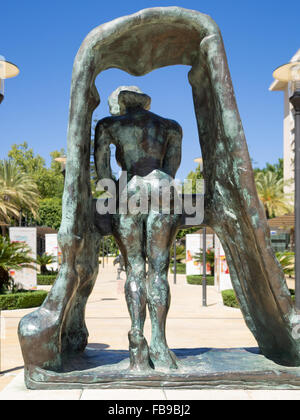 Salvador Dali sculpture à Marbella Banque D'Images