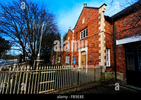 Le Victorian House, un Temeside workhouse, mais restes médiévaux ponctuent la ville de Tenbury Wells, Worcestershire, Royaume-Uni Banque D'Images