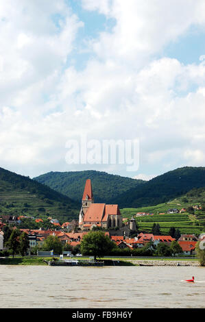 Église paroissiale de Weissenkirchen in der Wachau, Autriche Banque D'Images